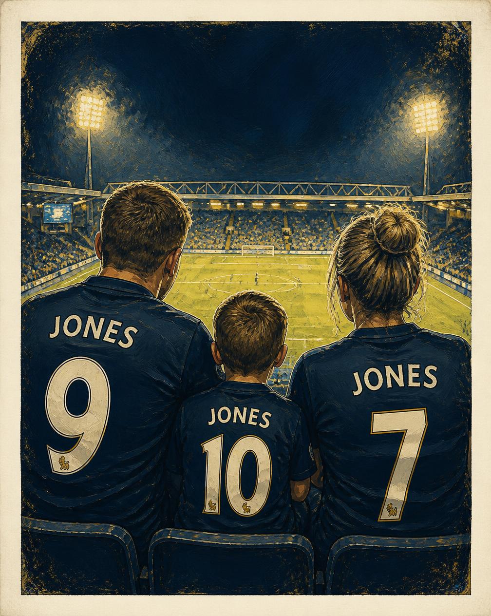 Finished matchday print